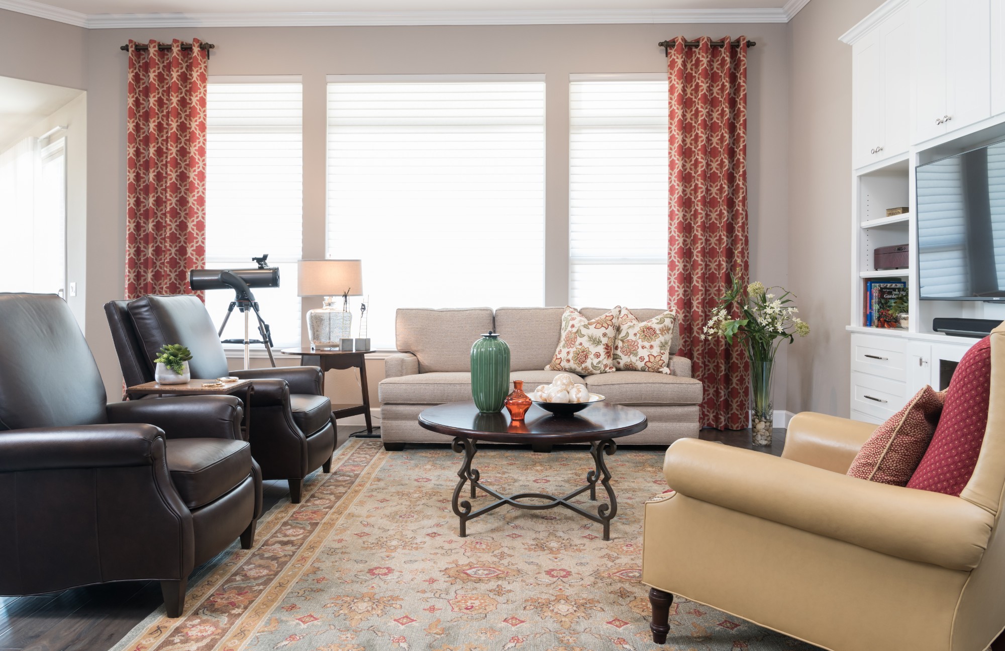 Traditional Living Room Interior Designer Atlanta, GA