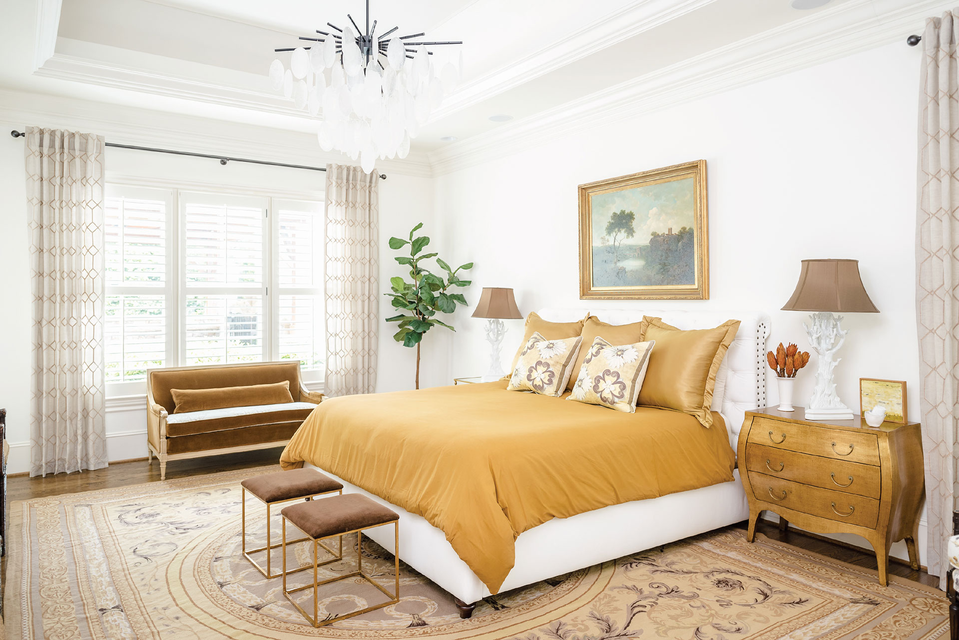 Try one of these bold and trendy color schemes in the bedroom